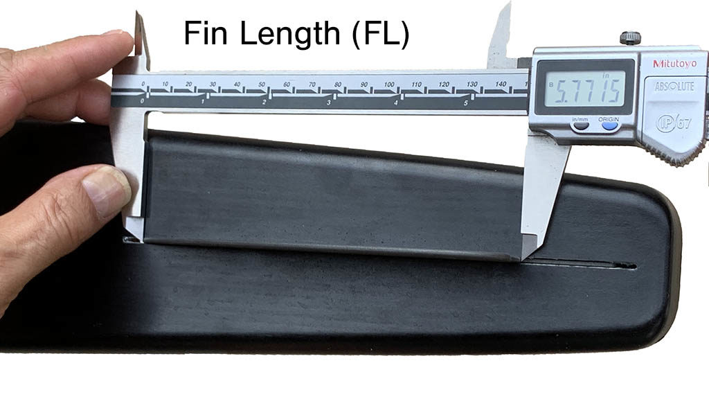 Measuring Fin Length FL