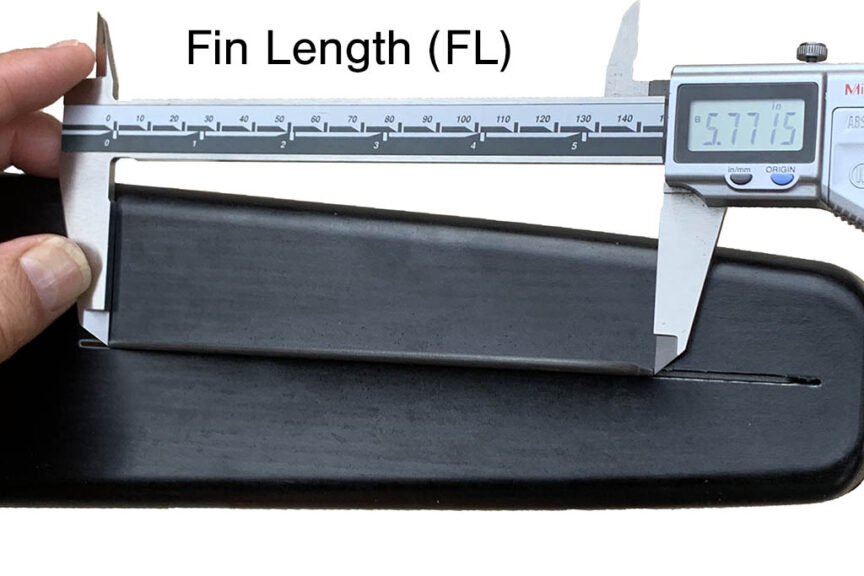 Measuring Fin Length FL